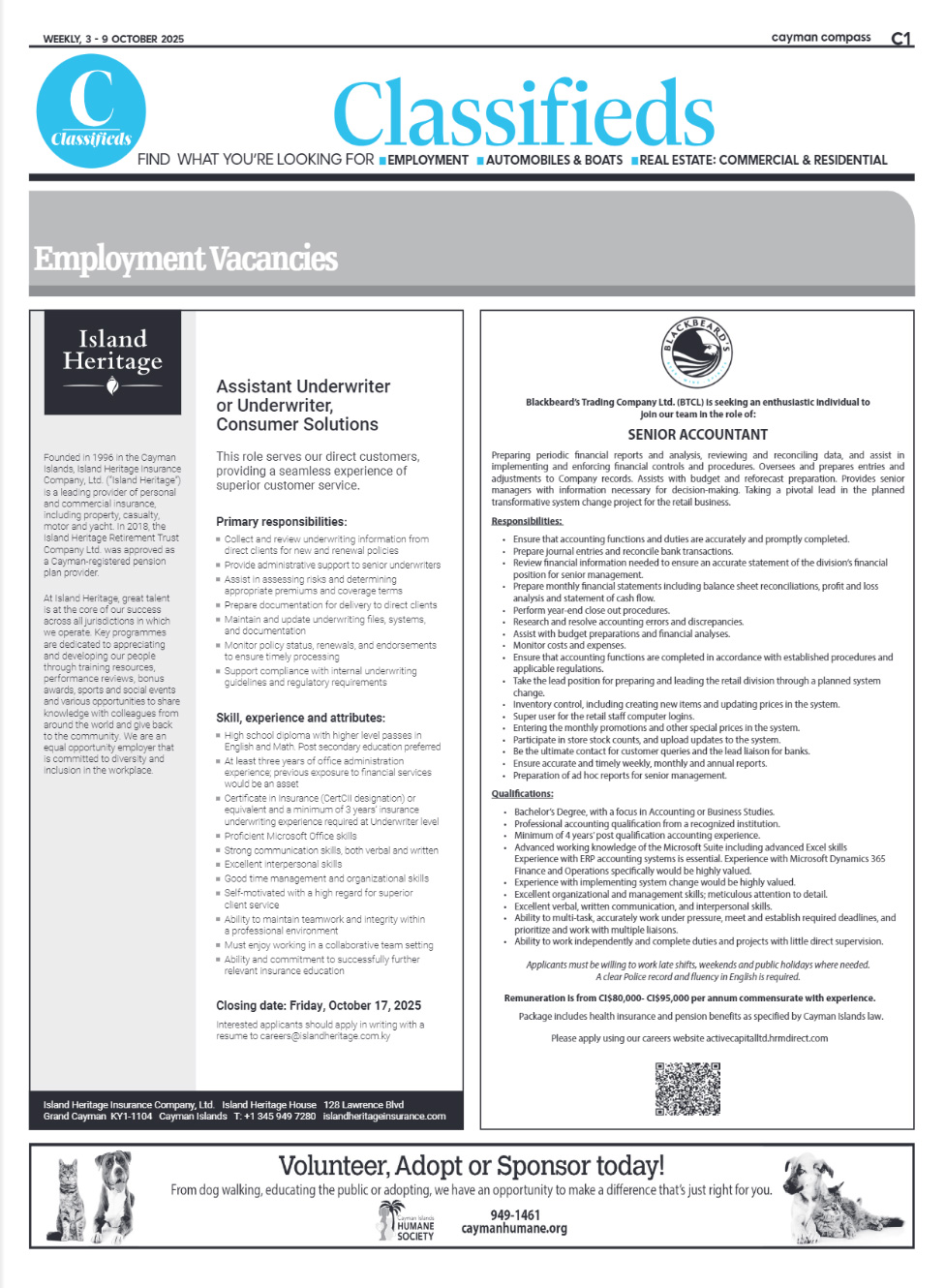 Compass Classifieds and Employment Ads